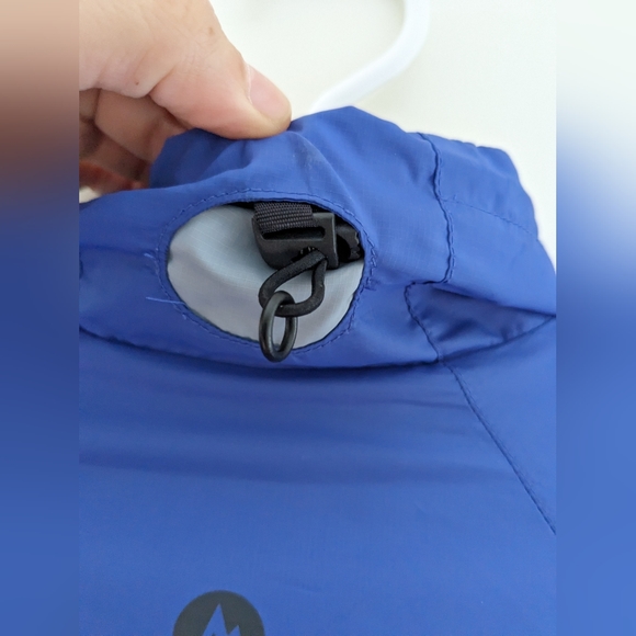 Marmot Womens Light Jacket Blue Full Zip Windbreaker Lined Size M - Picture 6 of 7